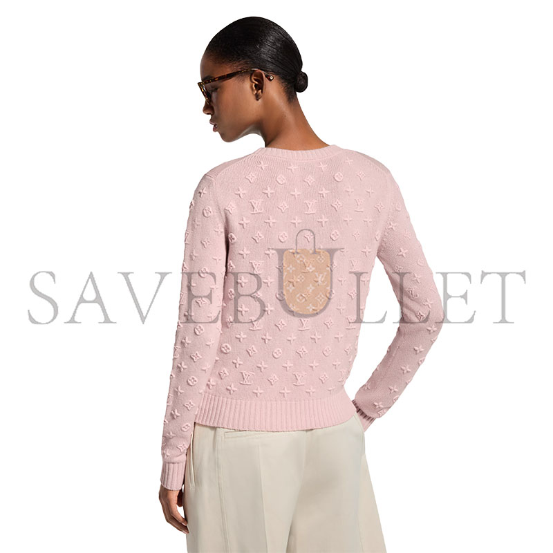 L0vis Vvtt0n 3D MONOGRAM PATTERN PULLOVER 1AKESG